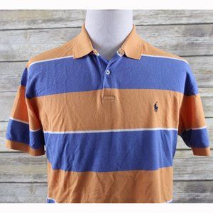 NEW Polo Ralph Lauren Stripe Polo Shirt MED